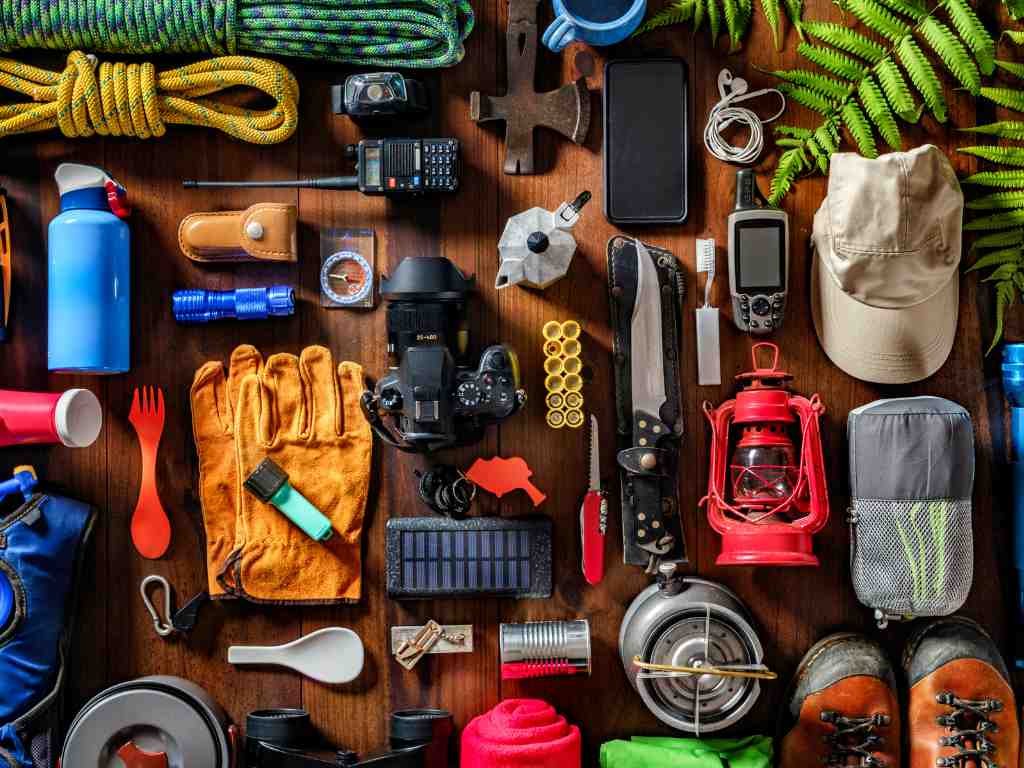 Backpack outdoor stuff
