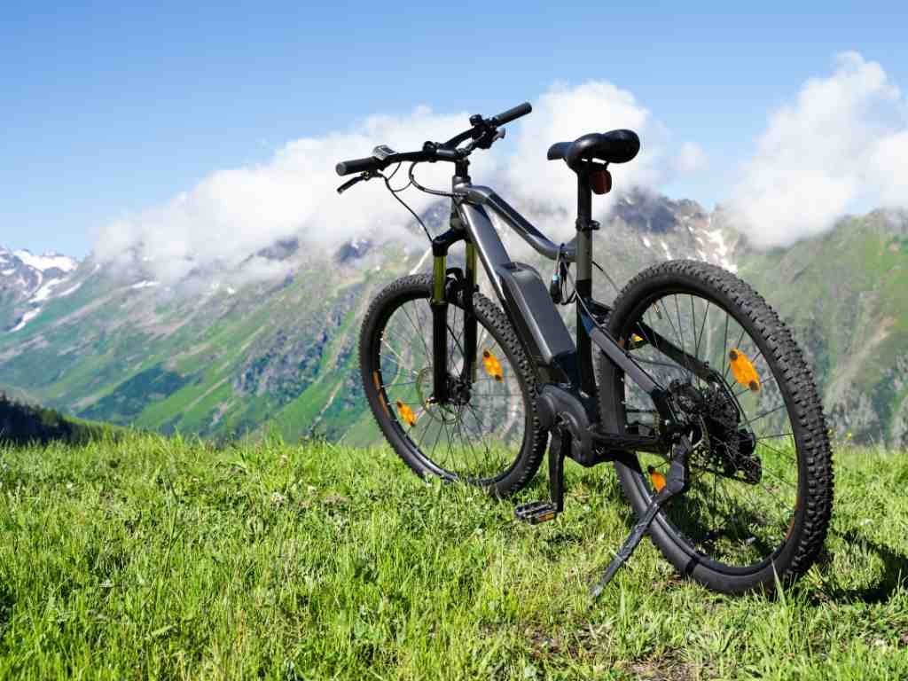 E-bike outdoors